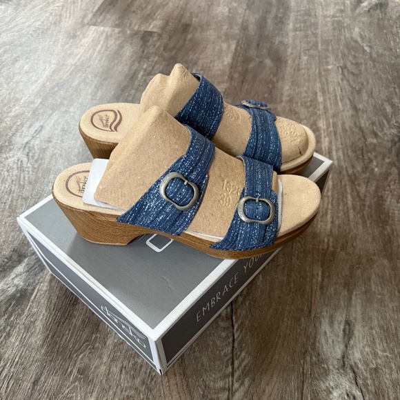 NIB DANSKO Sophie Metallic Suede 40 / 9.5 - Picture 1 of 4